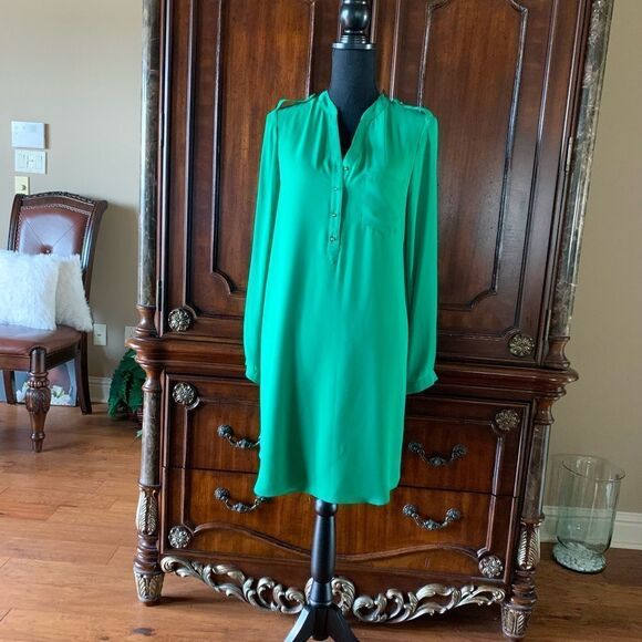 Jade Kelly Green Shirt Dress - Picture 2 of 10